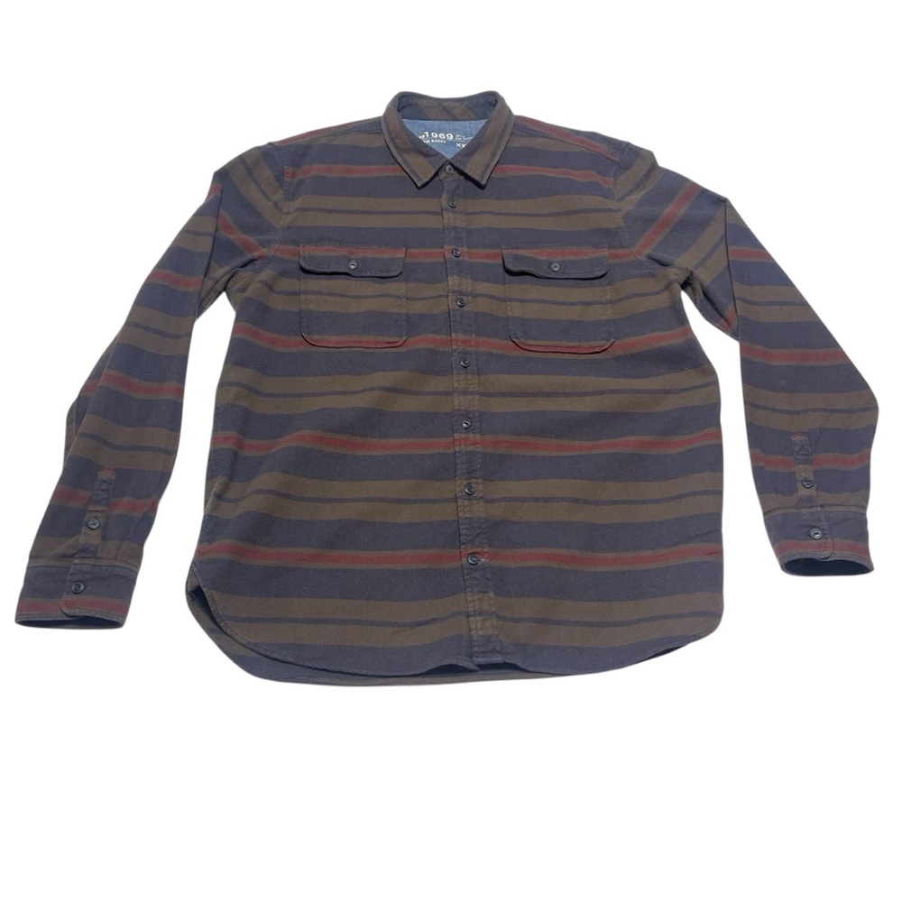 Gap 1969 Blanket Stripe Button Down Shirt Men’s Size 2X